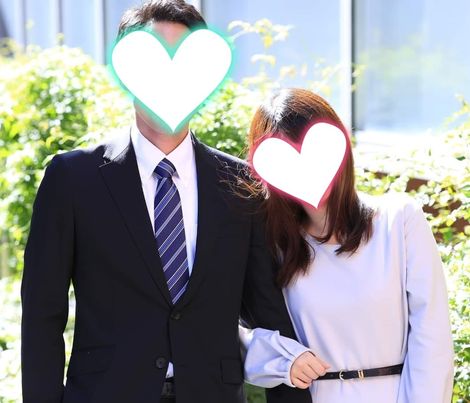 38歳男性(大手メーカー)     33歳女性(薬剤師)　ご成婚